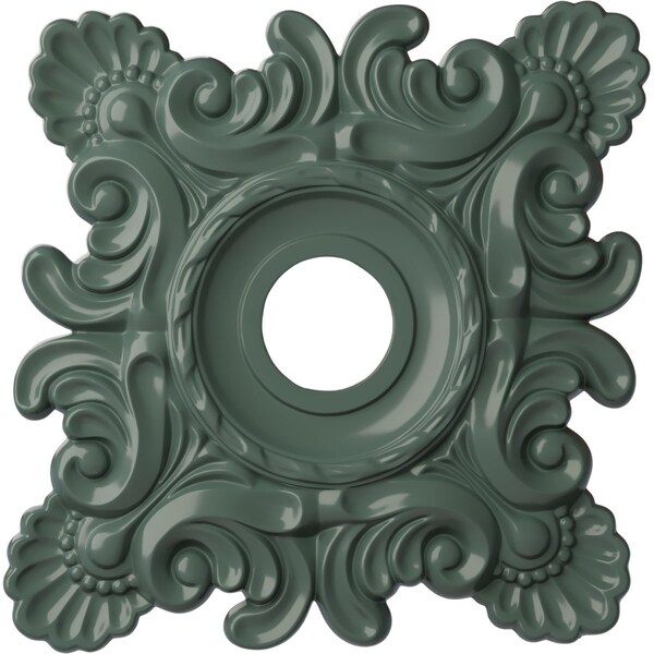 Ekena Millwork Crawley Ceiling Medallion (Canopies up to 6 3/4"), 18"W x 18"H x 3 1/4"ID x 1 1/2"P, Cloud Burst CM18CRCBF - main
